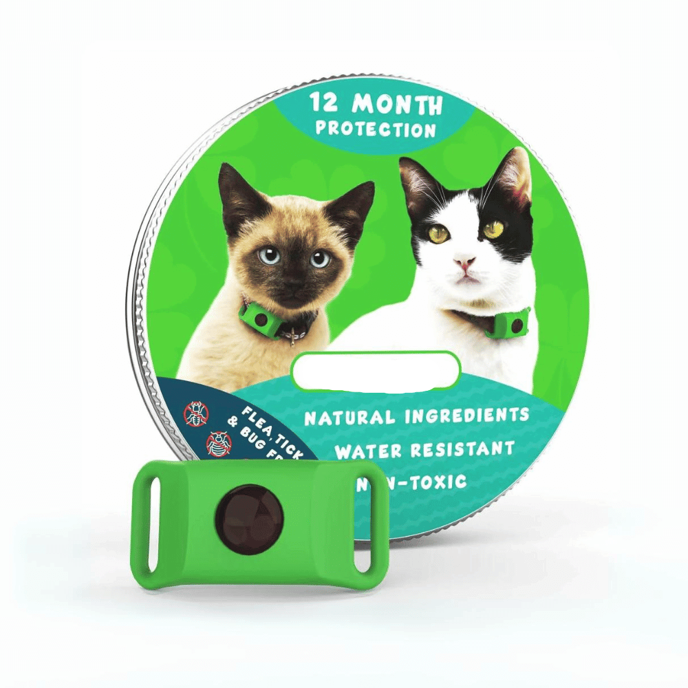 12 Months All Natural Flea and Tick Tags for Cats