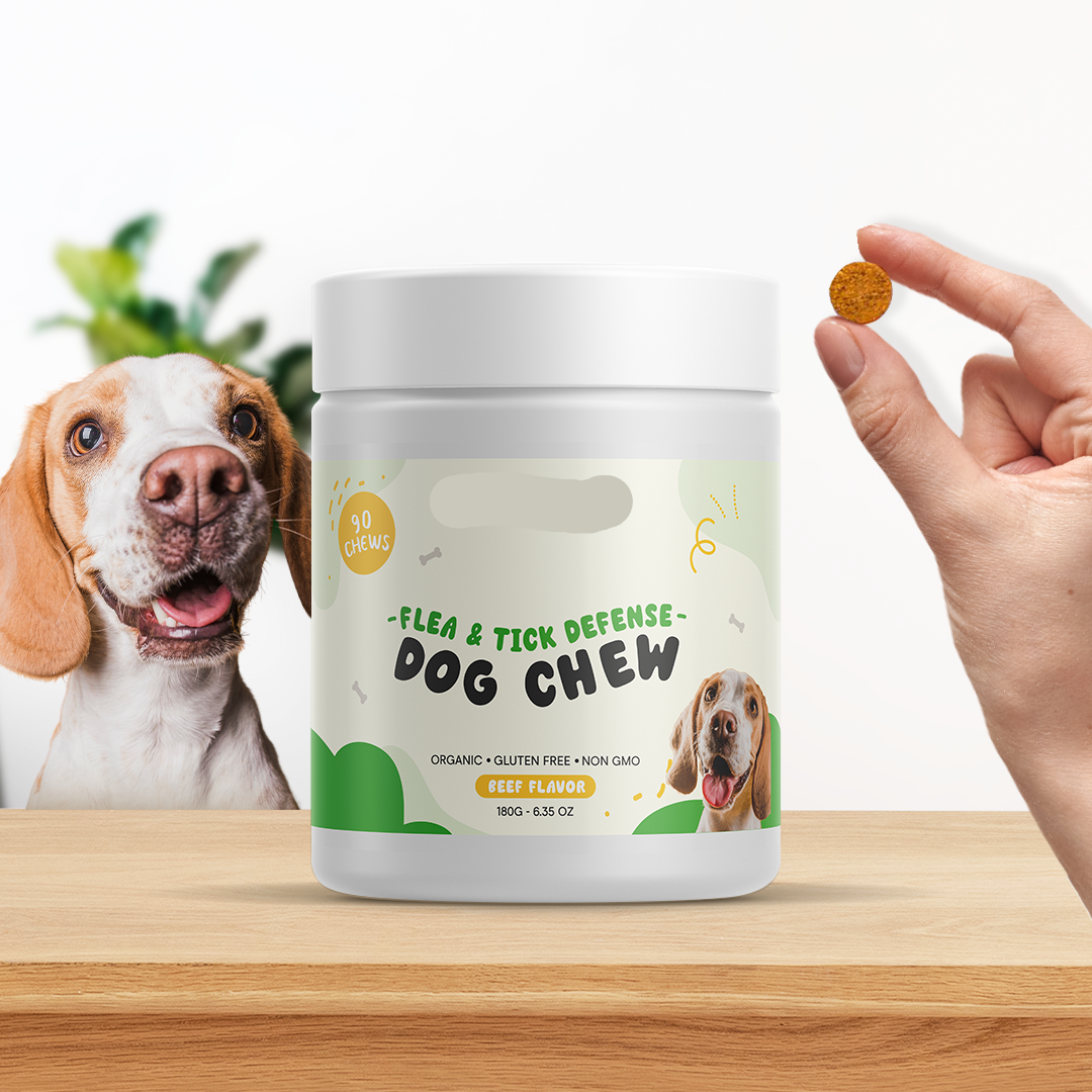 All Natural Flea & Tick Defense Chews for Dogs